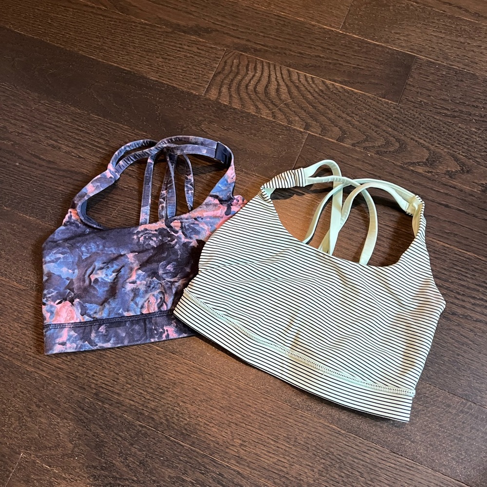 TWO (2) LULU LEMON sports bras